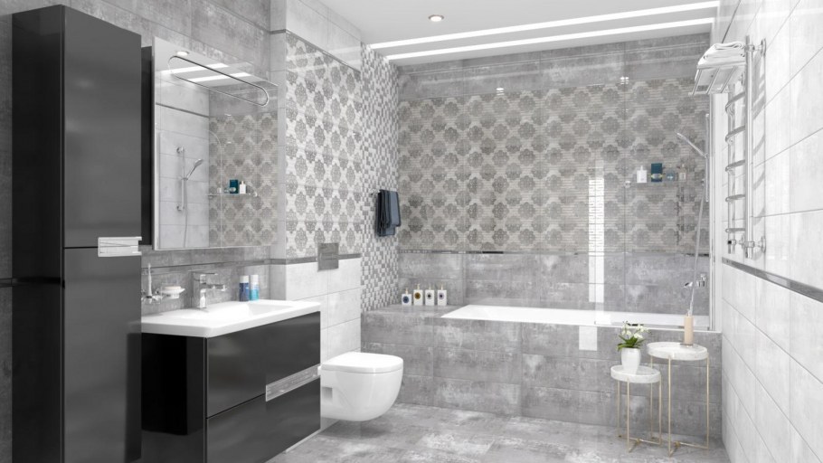 Плитка лапарет серая