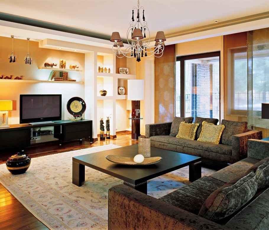 Гостиная с ковром