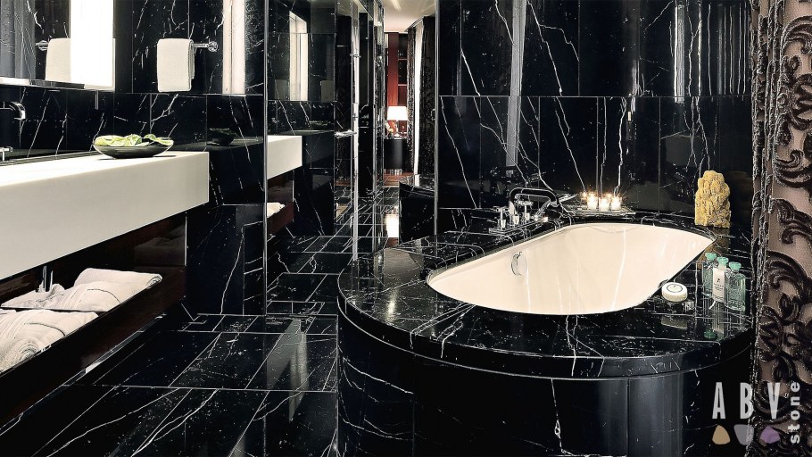 Black Marquina мрамор