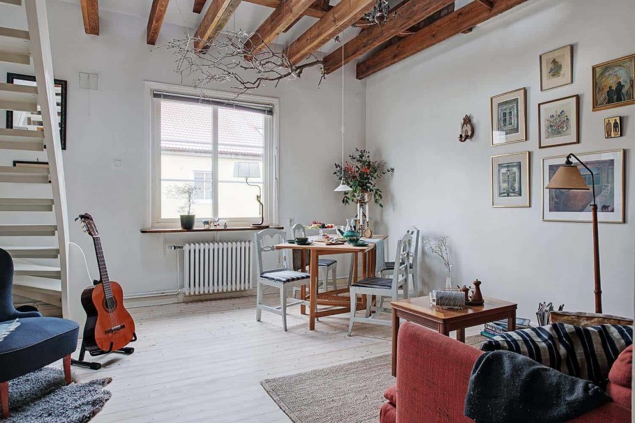 Ремонт в маленькой квартире с крышей