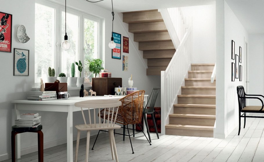 Квартира на мансарде с балками