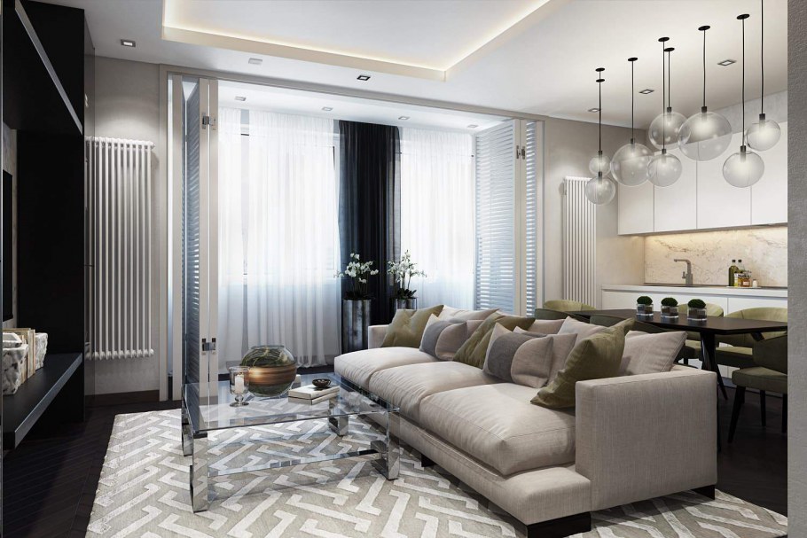 Контнтепорари стиль интерьер