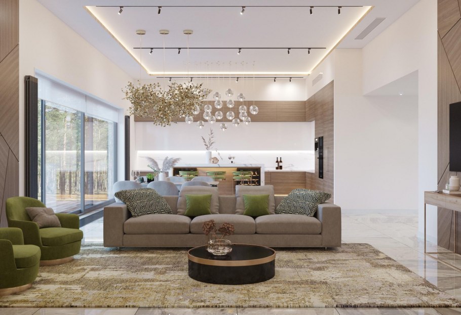 Интерьер дома в современном стиле реальные фотографии