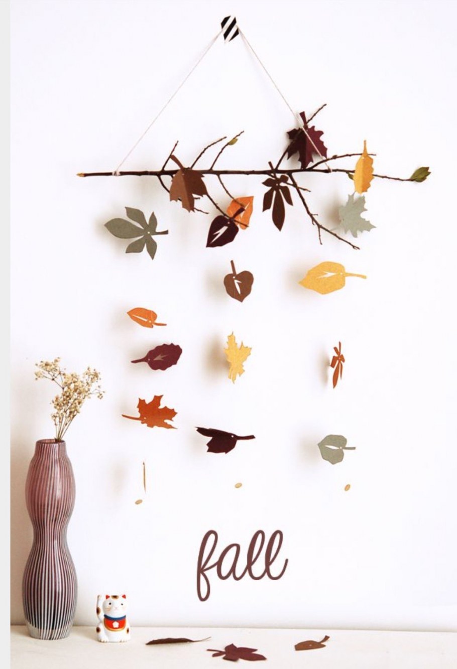 Мобиль из природных материалов