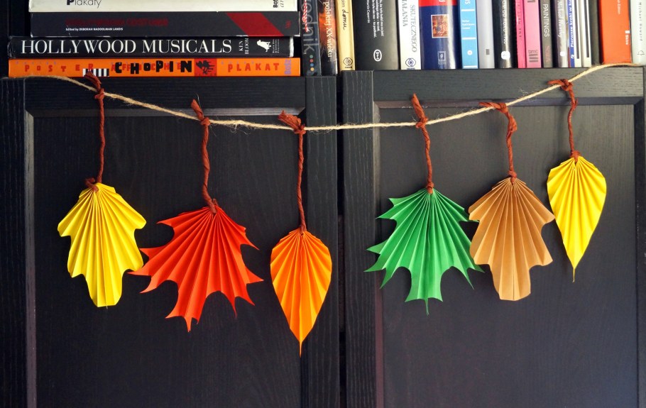 Осенние украшения из бумаги