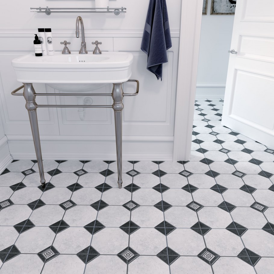 Плитка Diamante Bianco 15x15