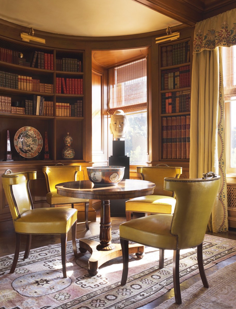 Интерьер кабинета в английском стиле