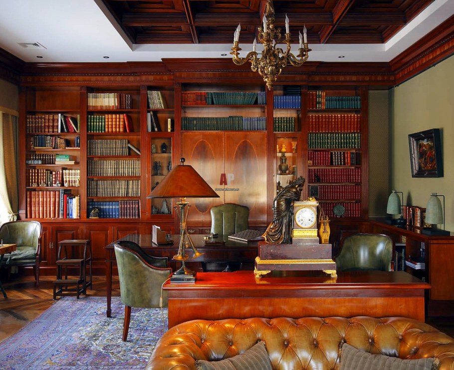 Библиотека дворянской усадьбы 19 века