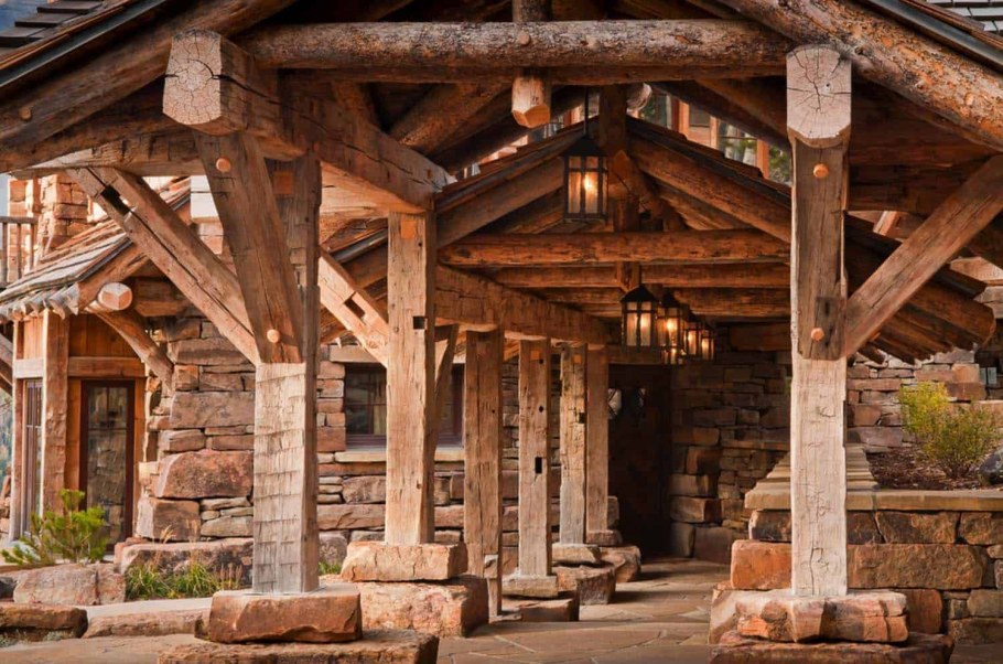 Рустикальный стиль в архитектуре