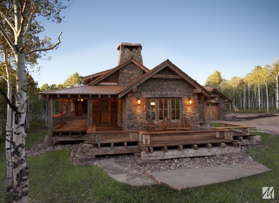 Дом рустикальный стиль