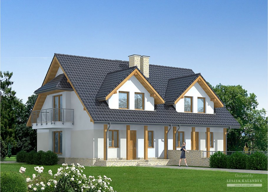 Дом 120 м2 крыша мансандра