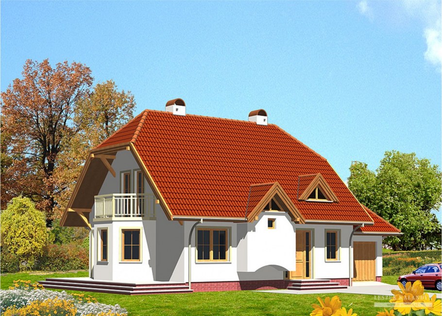 Дом с мансардной крышей проекты