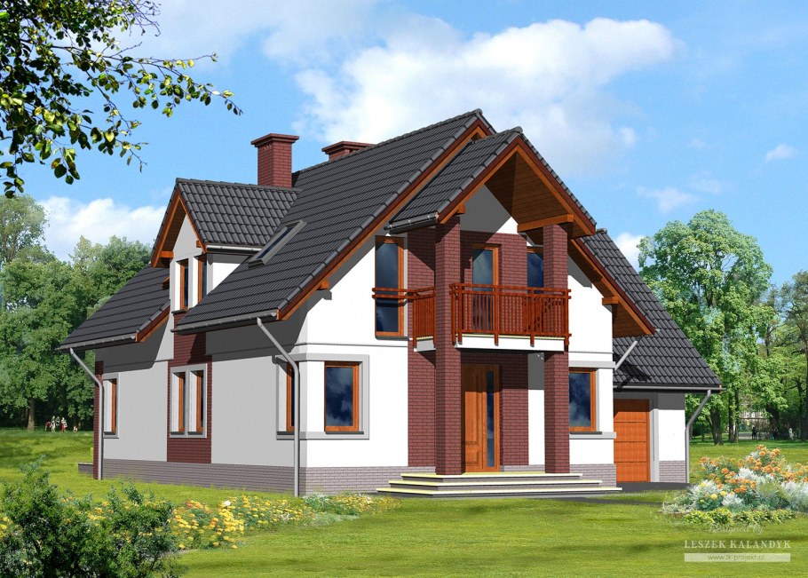 Проекты мансардных домов