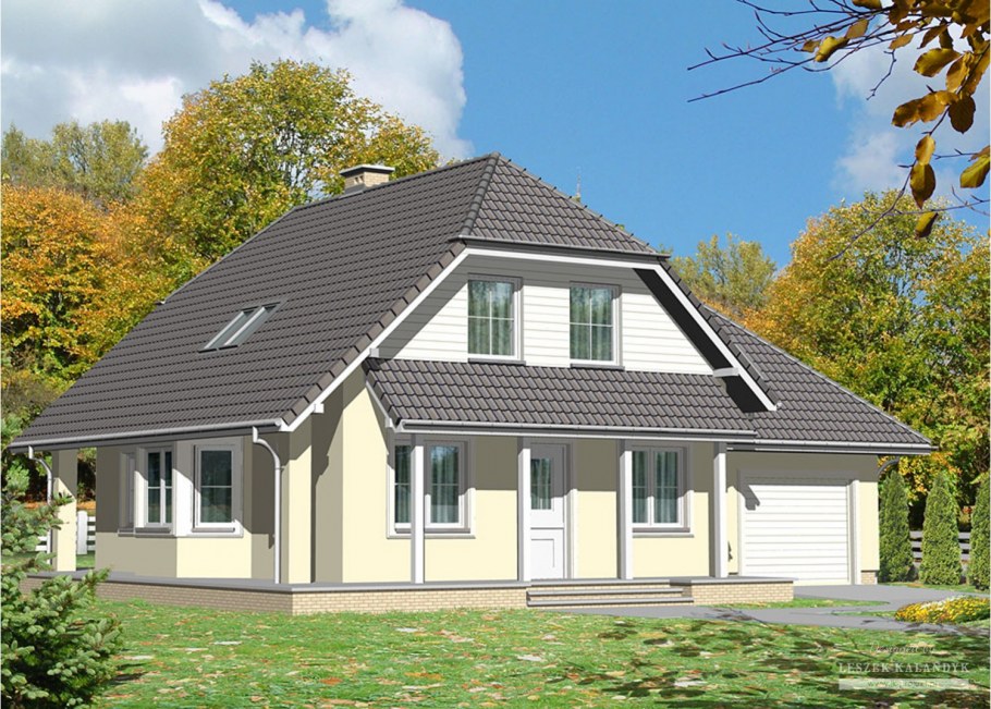 Дом z500 с мансардой