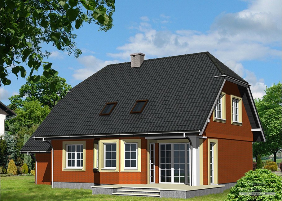 Мансардная полувальмовая