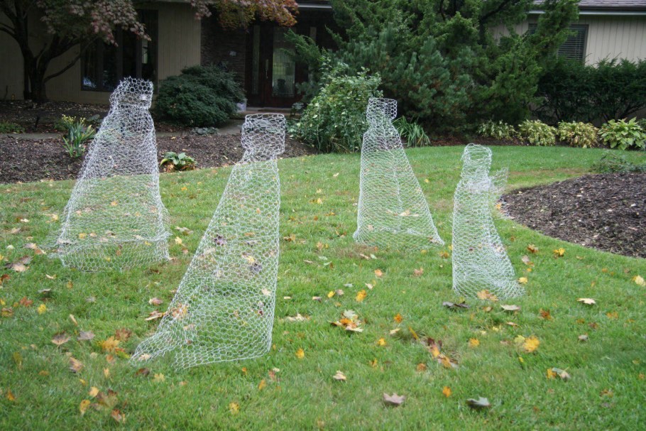 Декорации из сетки