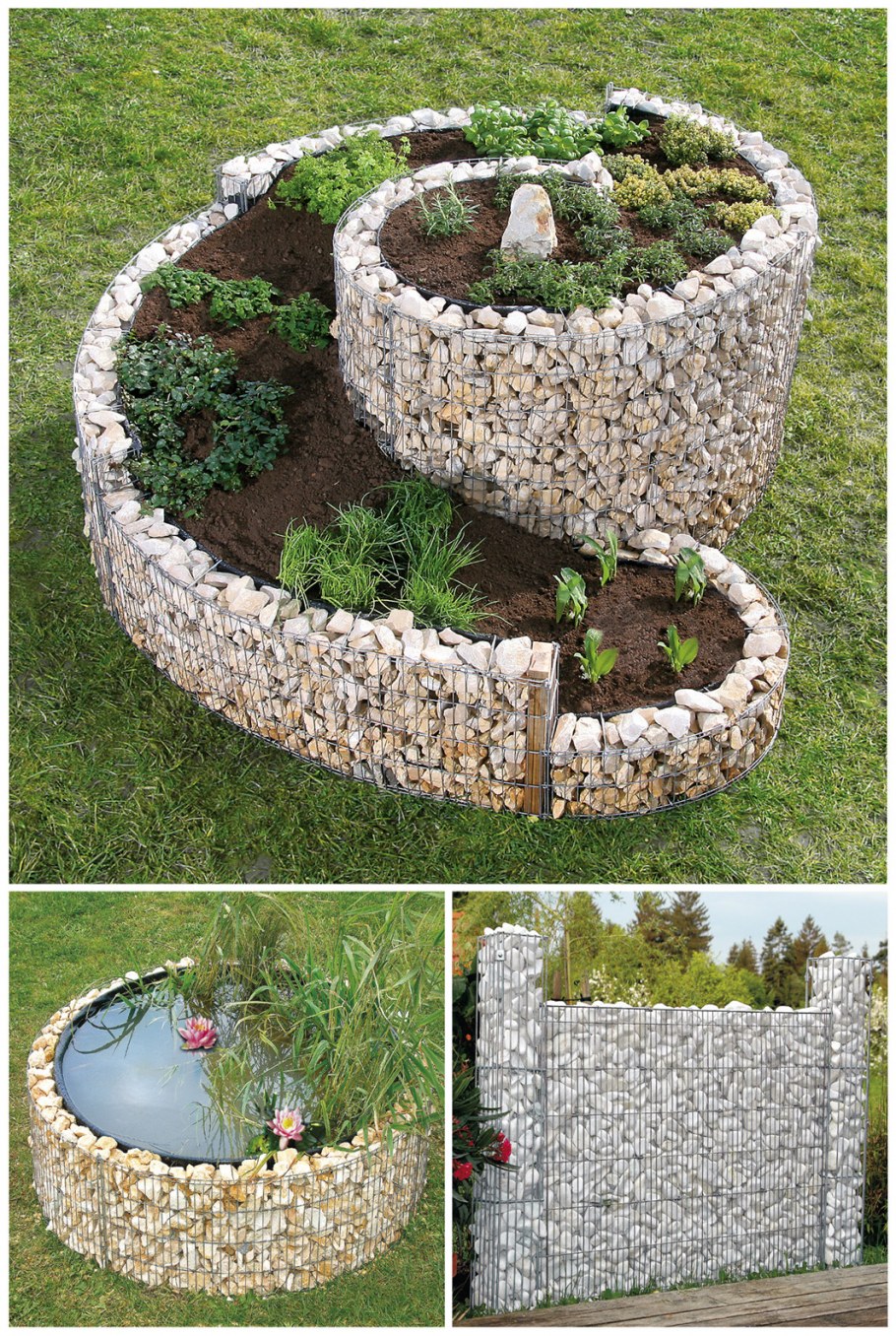 Колодец габион