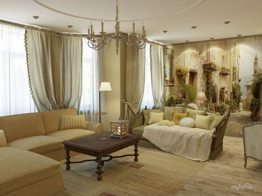 Интерьер гостиной