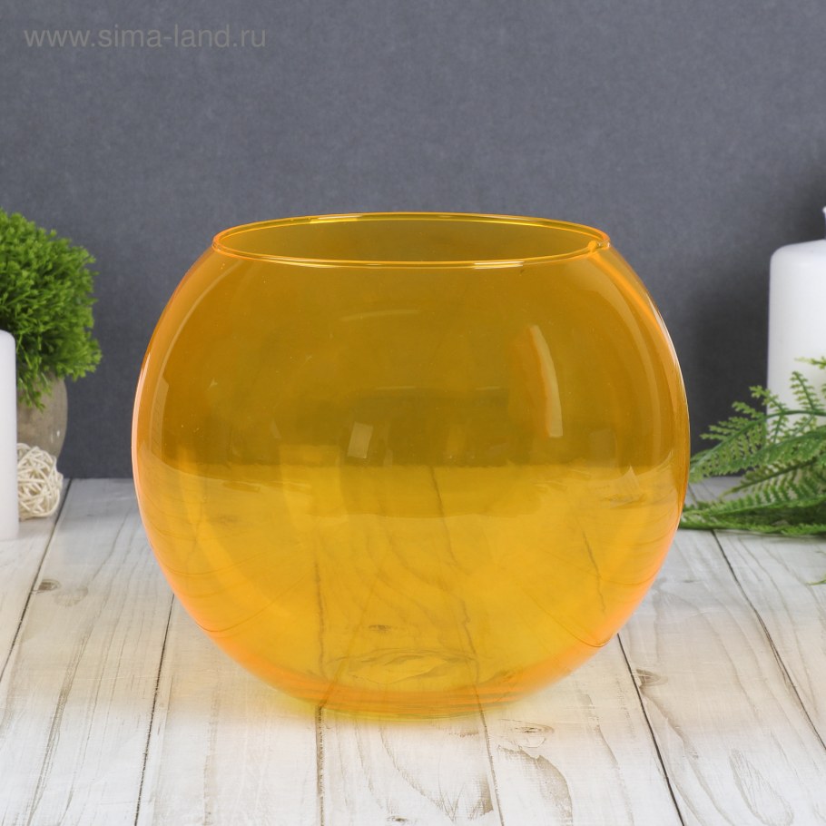 Декор круглой вазы