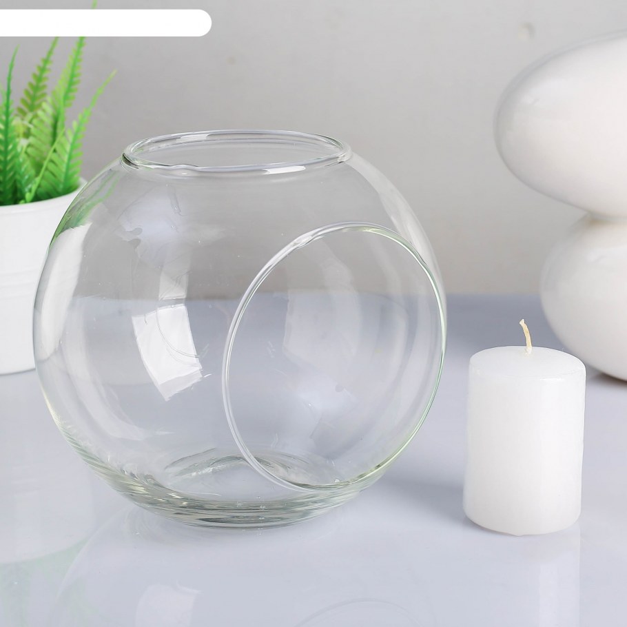 Ваза шар в интерьере