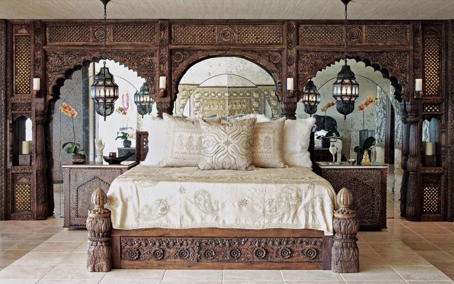 Спальня в стиле мудехар