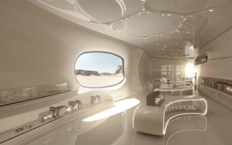 Интерьер космического корабля будущего