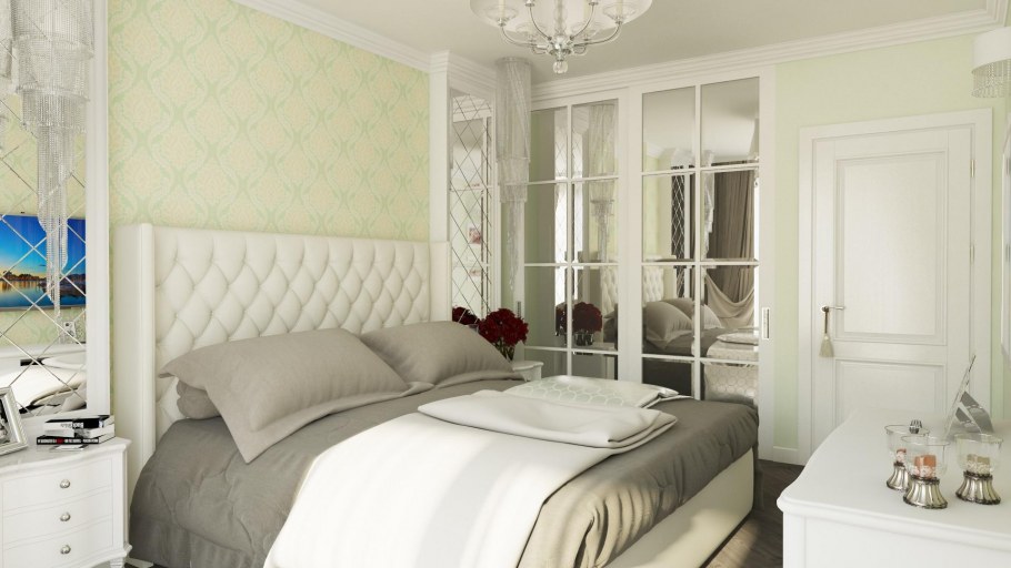 Светлая спальня