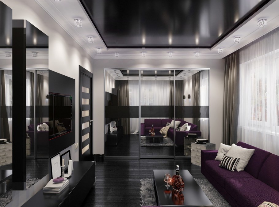 Потолок в интерьере