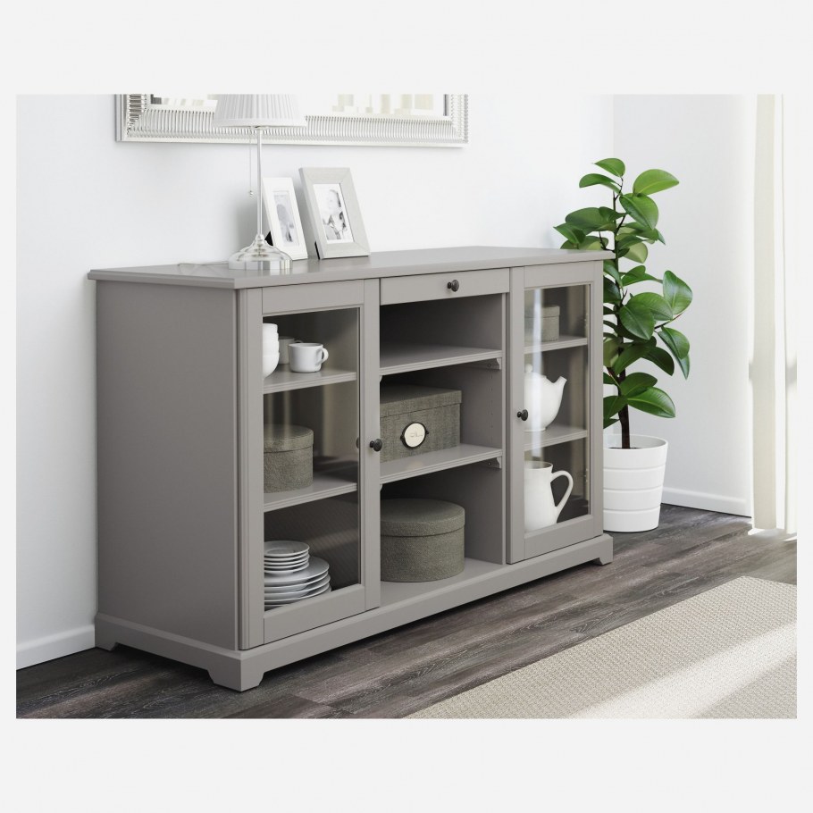 Икеа шкаф серый ЛИАТОРП