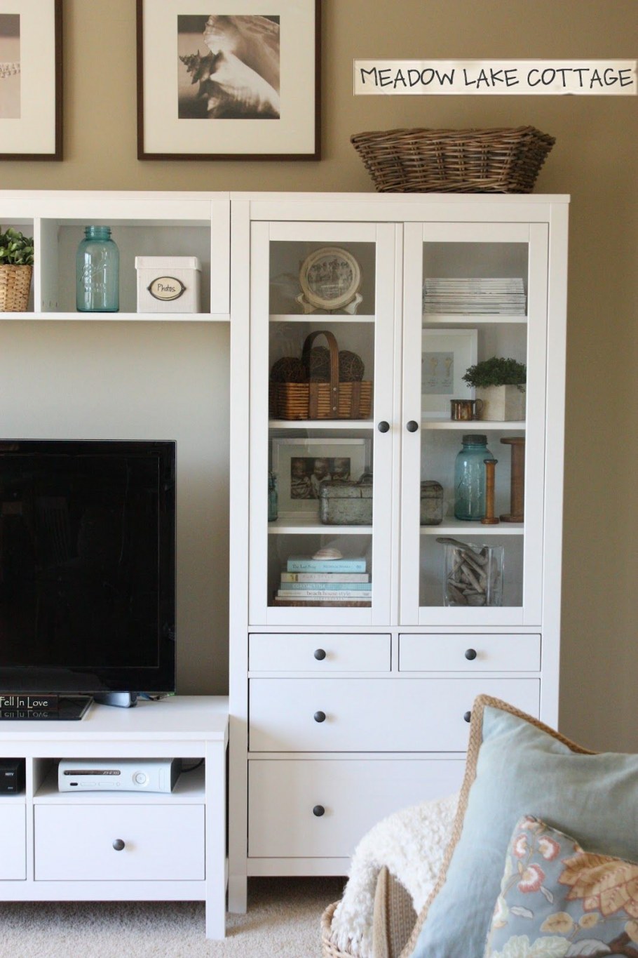 Консольный стол икеа белый