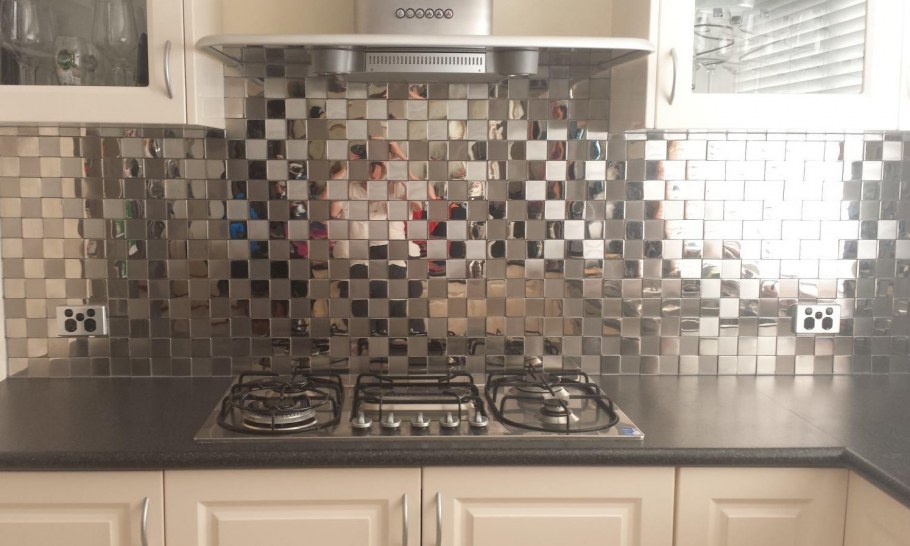 Зеркальное панно на кухонный фартук