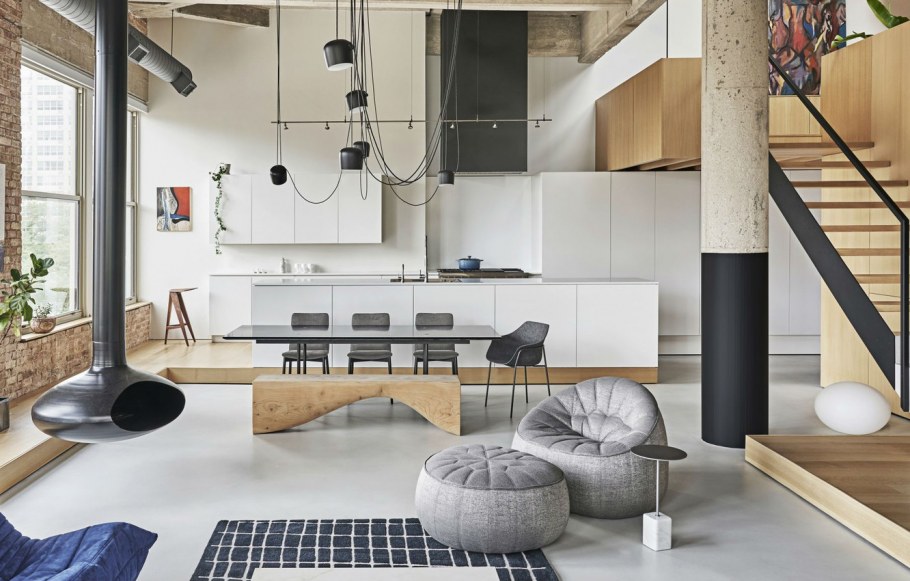 Стиль Индастриал в интерьере ресторана кафе