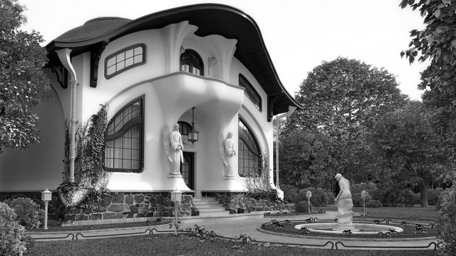 Гостиная лакшери Модерн