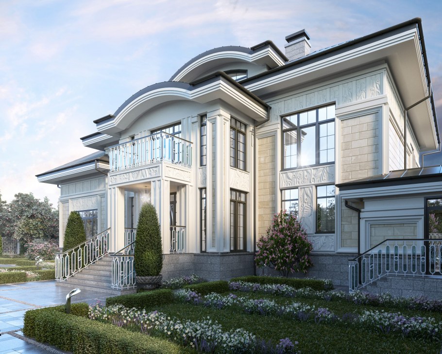 Коттедж в стиле ар нуво