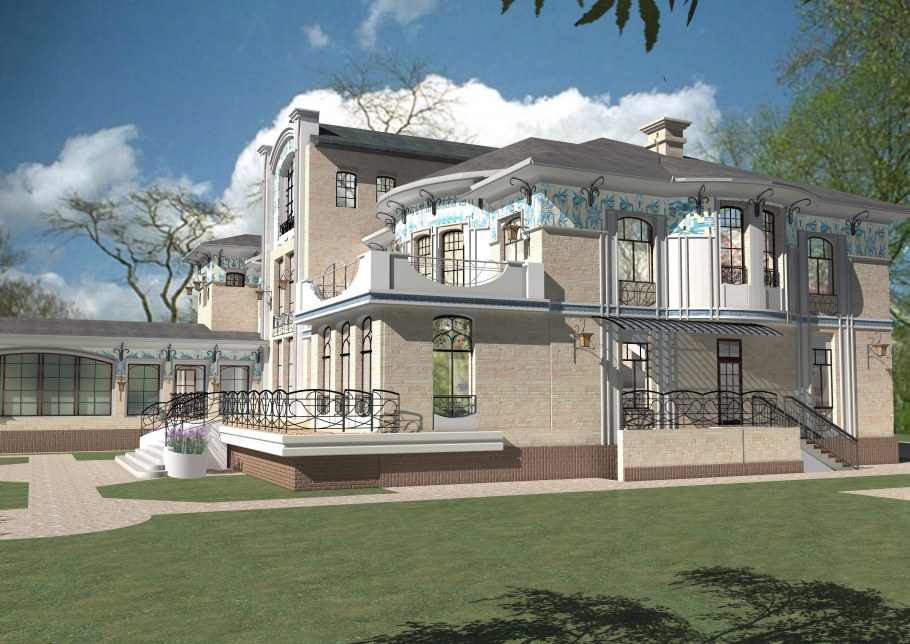 Особняк в стиле Модерн