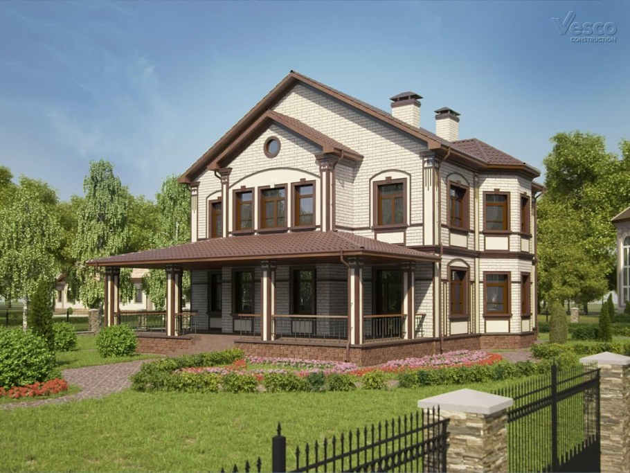 Визуализация коттеджа