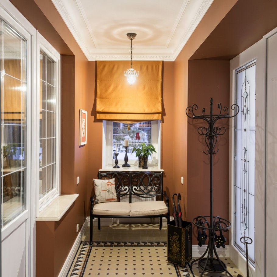 Лоджия в английском стиле