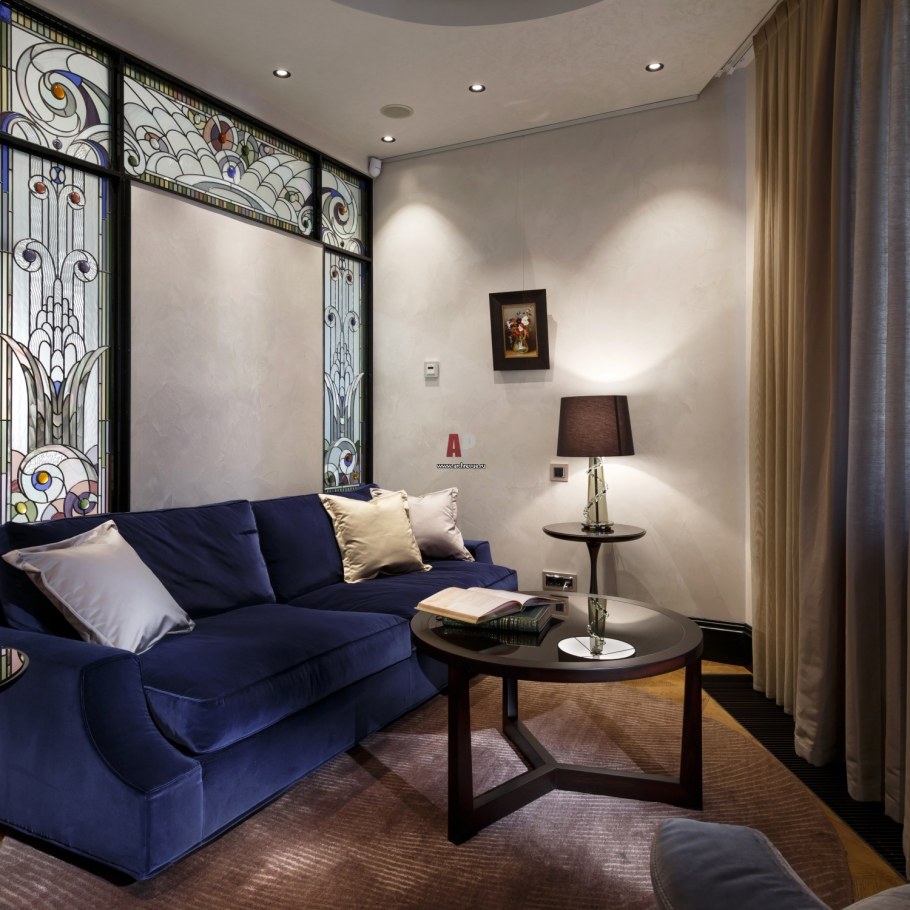 Интерьер комнаты отдыха в квартире