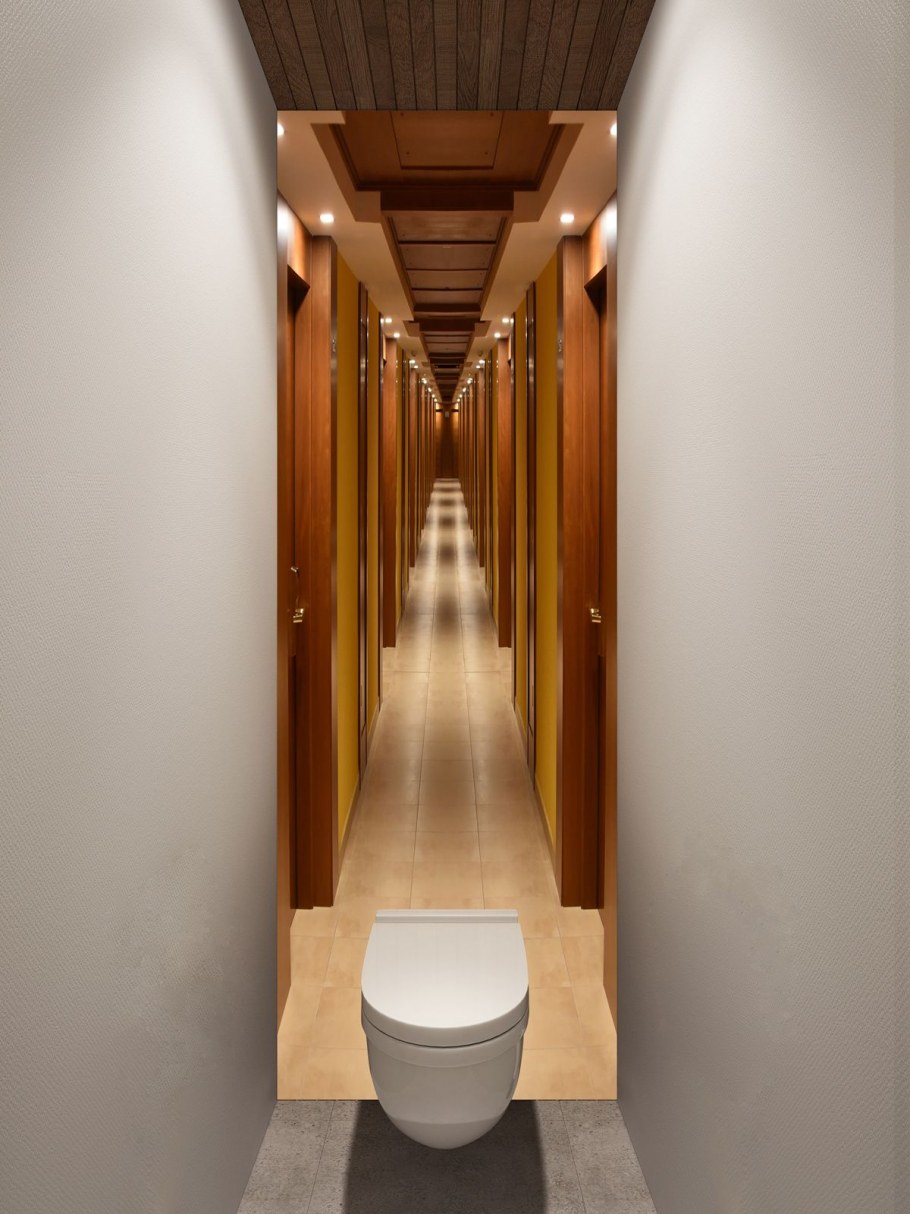 Туалетная комната маленькая