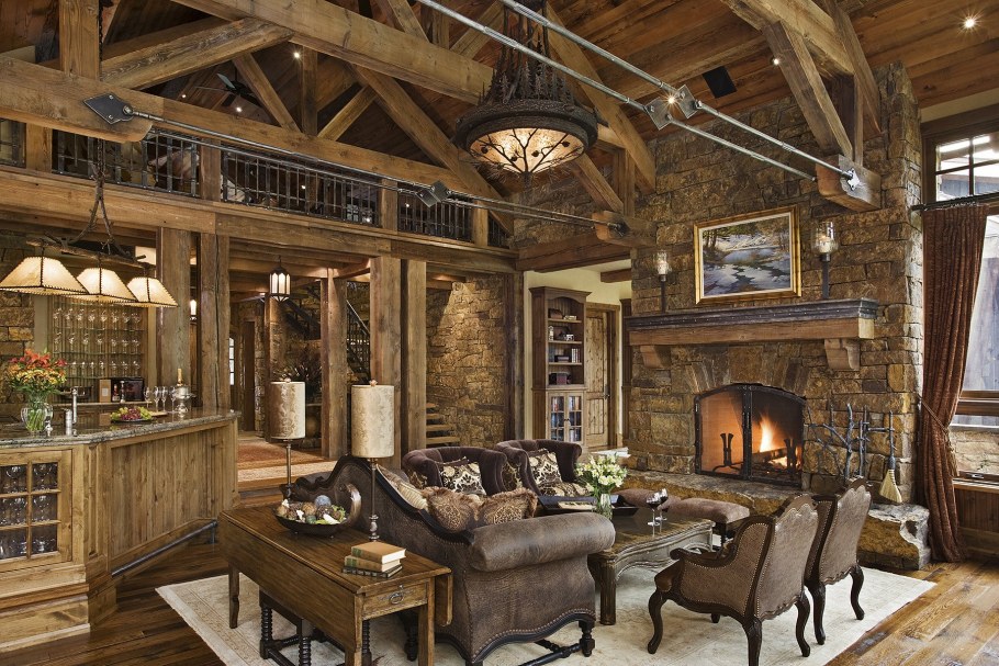 Рустикальный стиль в интерьере