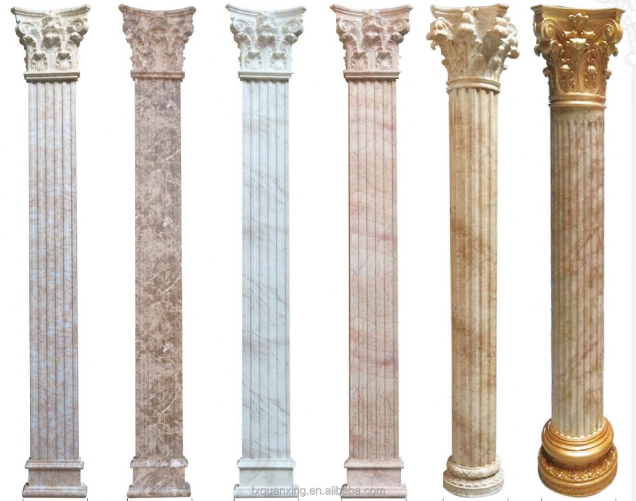 Квадратные колонны в архитектуре