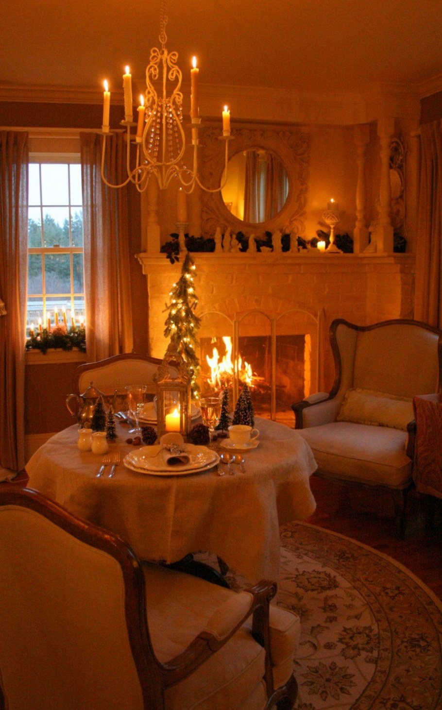 Свидание у камина