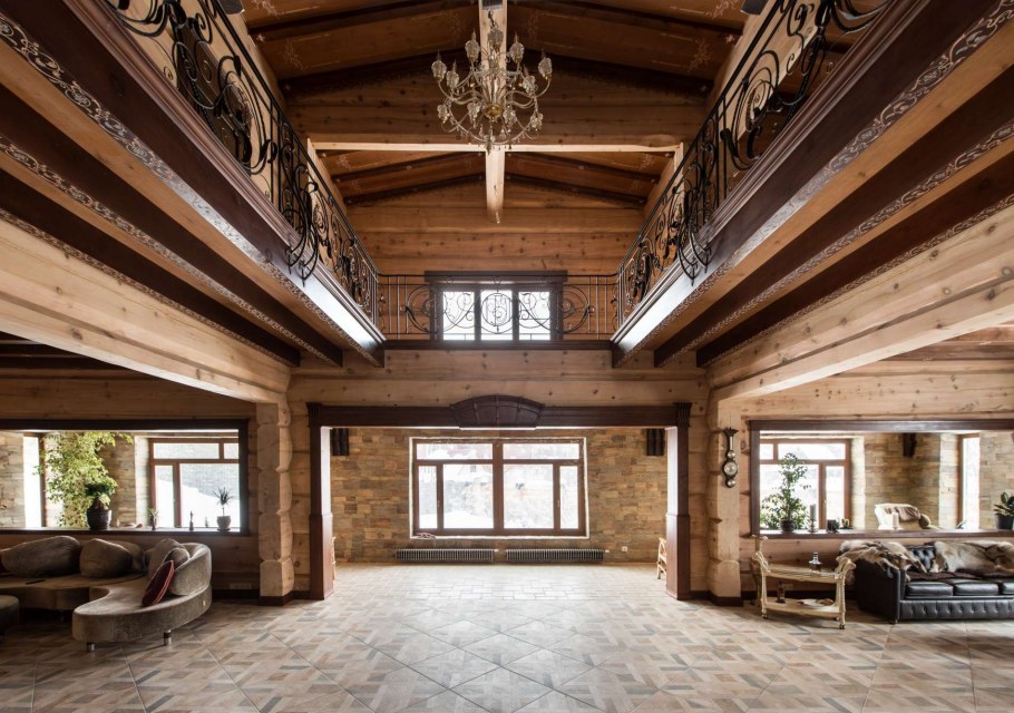 Дом из массива дерева