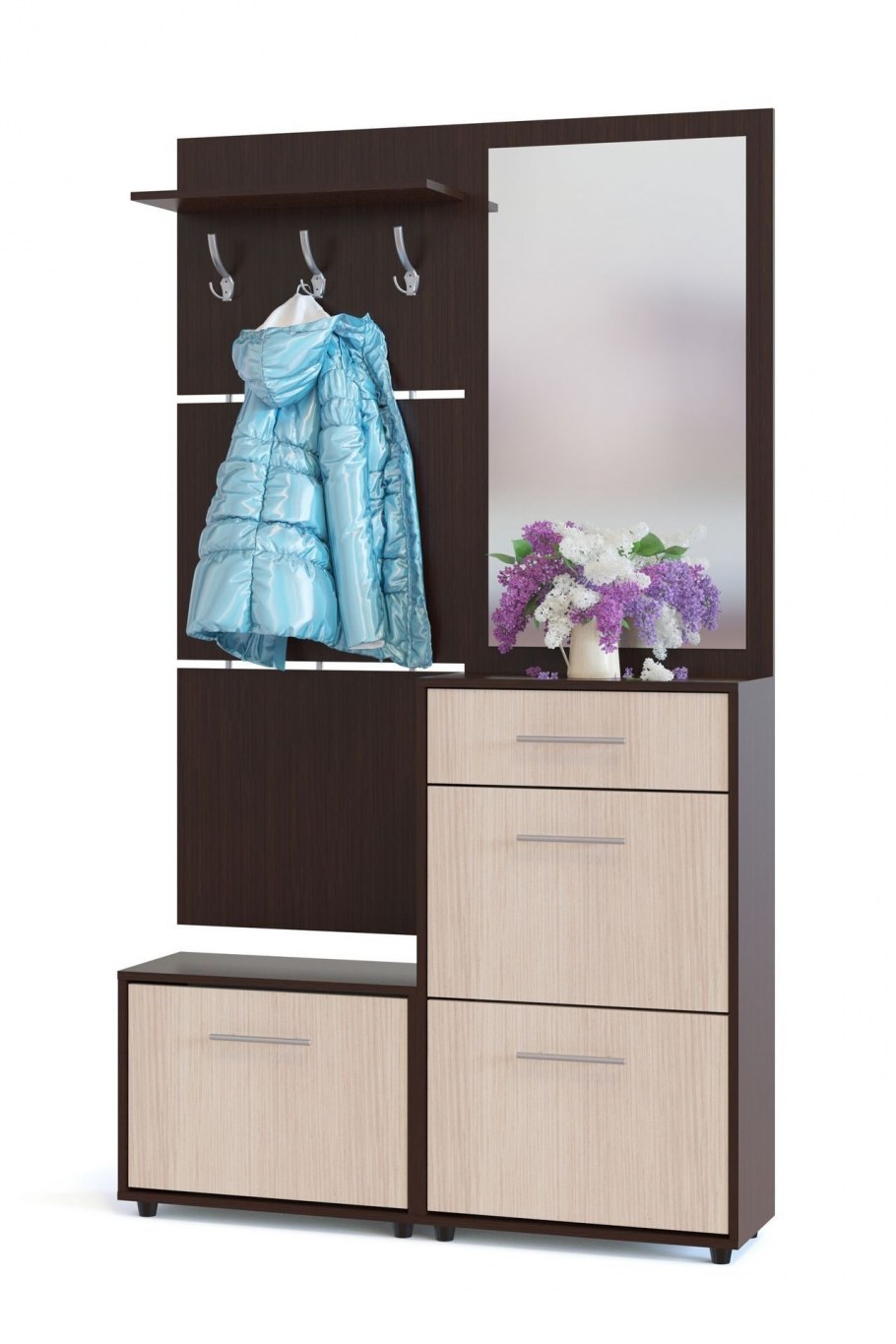 Модульная прихожая Эстель Лайт