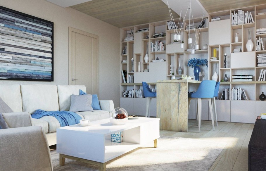 Контемпорари стиль в интерьере цвета