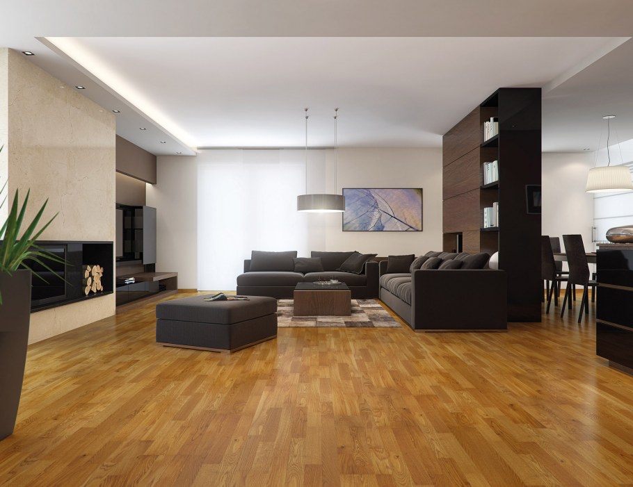 Гостиная ламинат