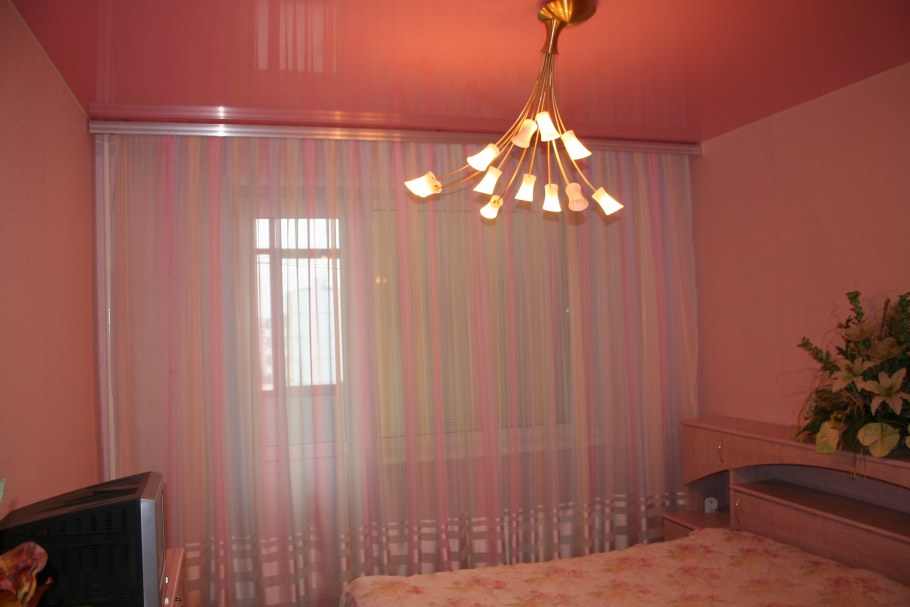 Потолочная гардина на натяжной потолок