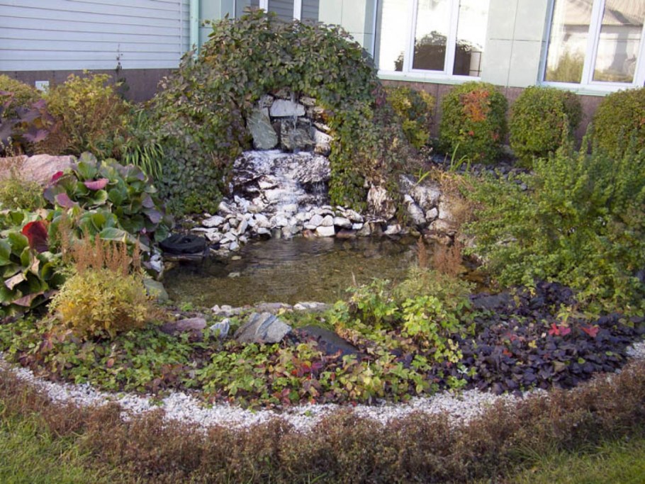 Альпийская горка и прудик победитель конкурс