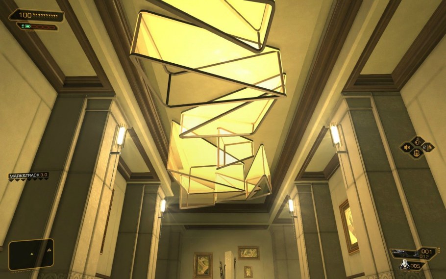 Интерьер в стиле Deus ex