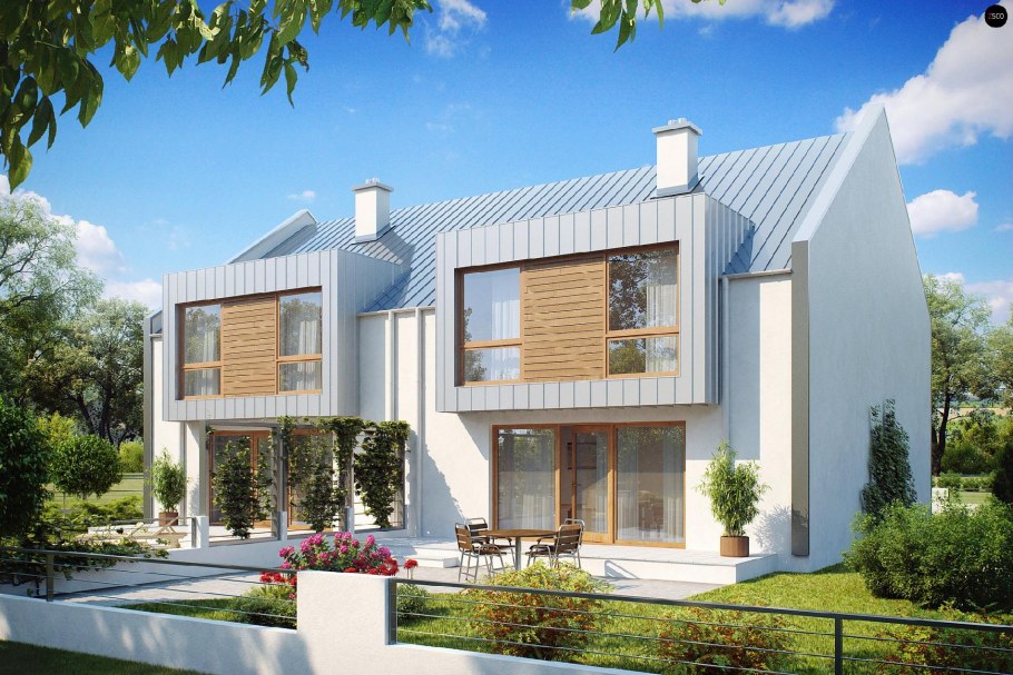 Дуплекс дом проекты z500